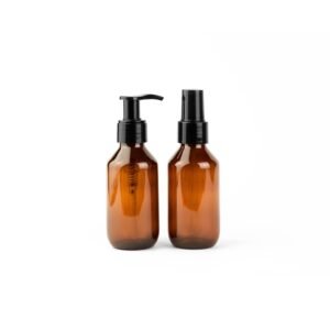 Amber duo refillable bottles